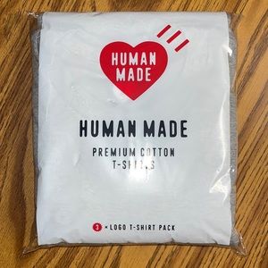 HUMAN MADE 3-T-Shirt Pack "Grey"